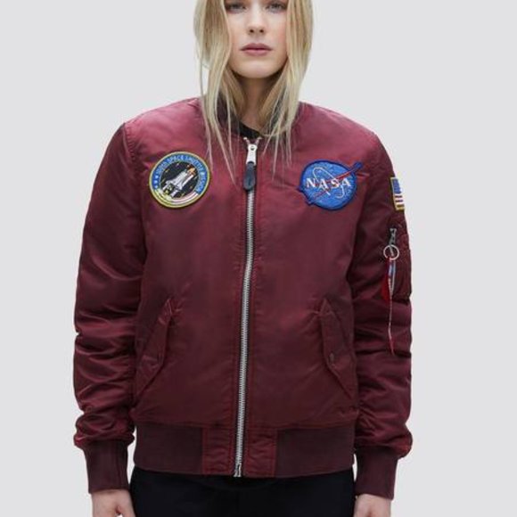 MA-1 NASA BATTLEWASH BOMBER JACKET W - Picture 4 of 4